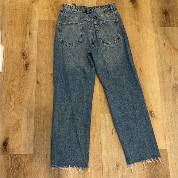Zara Distressed Women’s Button-fly Jeans Size 4 - Picture 4 of 6